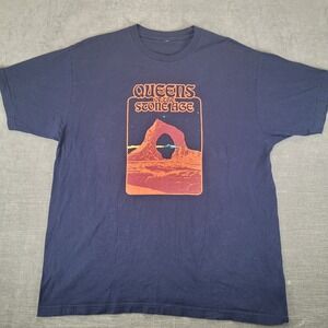 Queens of the Stone Age Navy Blue Graphic Band T-Shirt Mens XL Rock